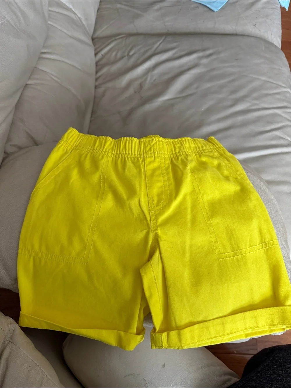 Carter's Toddler Bright Yellow Elastic Waist Shorts